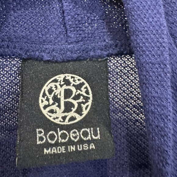 Bobeau Navy Blue Lightweight Cardigan Sweater EUC - Picture 3 of 5